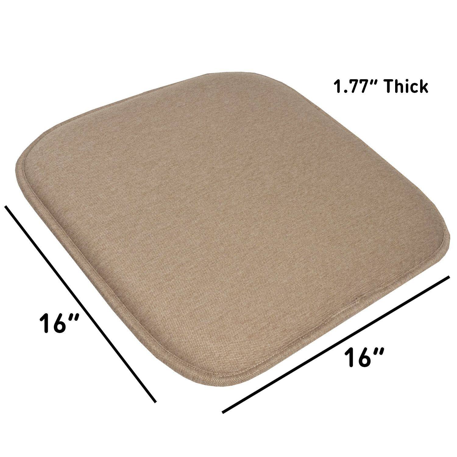 1.77" Thick  
16" x 16"