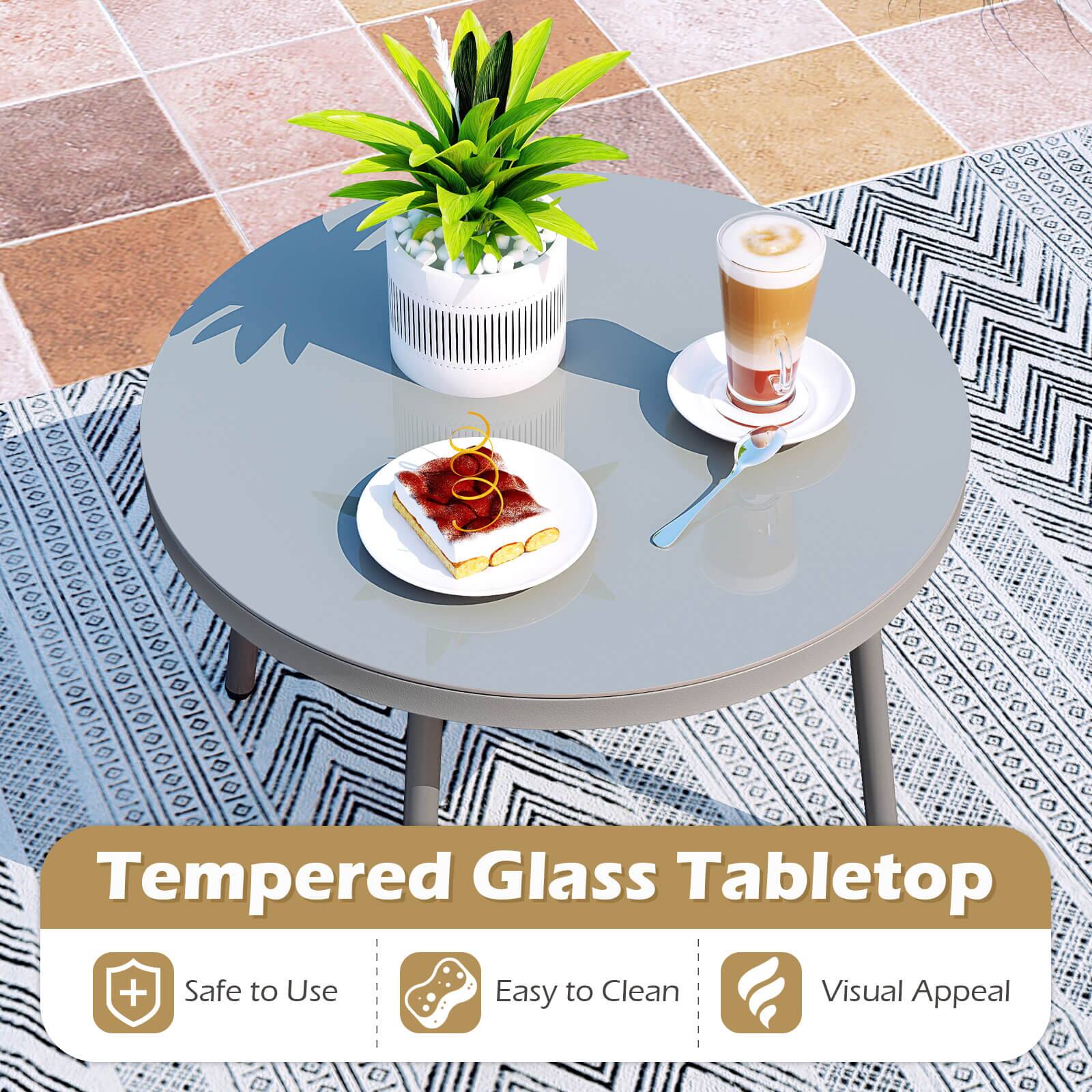 Tempered Glass Tabletop

- Safe to Use
- Easy to Clean
- Visual Appeal