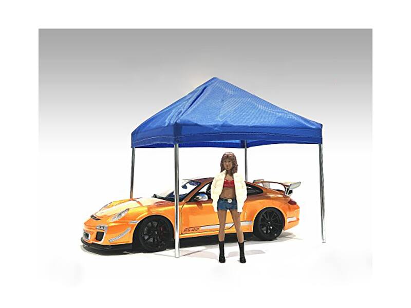 Left. American Diorama - "Hip Hop Girls" Figure 3 for 1/18 Scale Models by American Diorama - Multi.