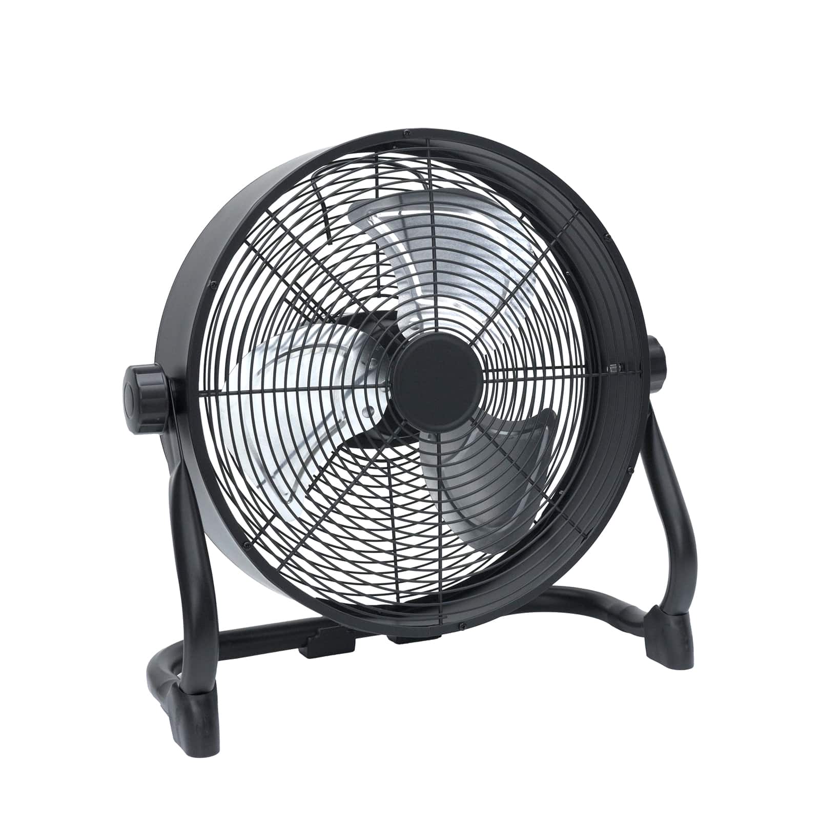Chery Life - 12 in. Industrial Portable Outdoor Fan with AC Adapter and USB Output