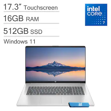 17.3" Touchscreen
16GB RAM
512GB SSD
Windows 11
Intel Core 7
