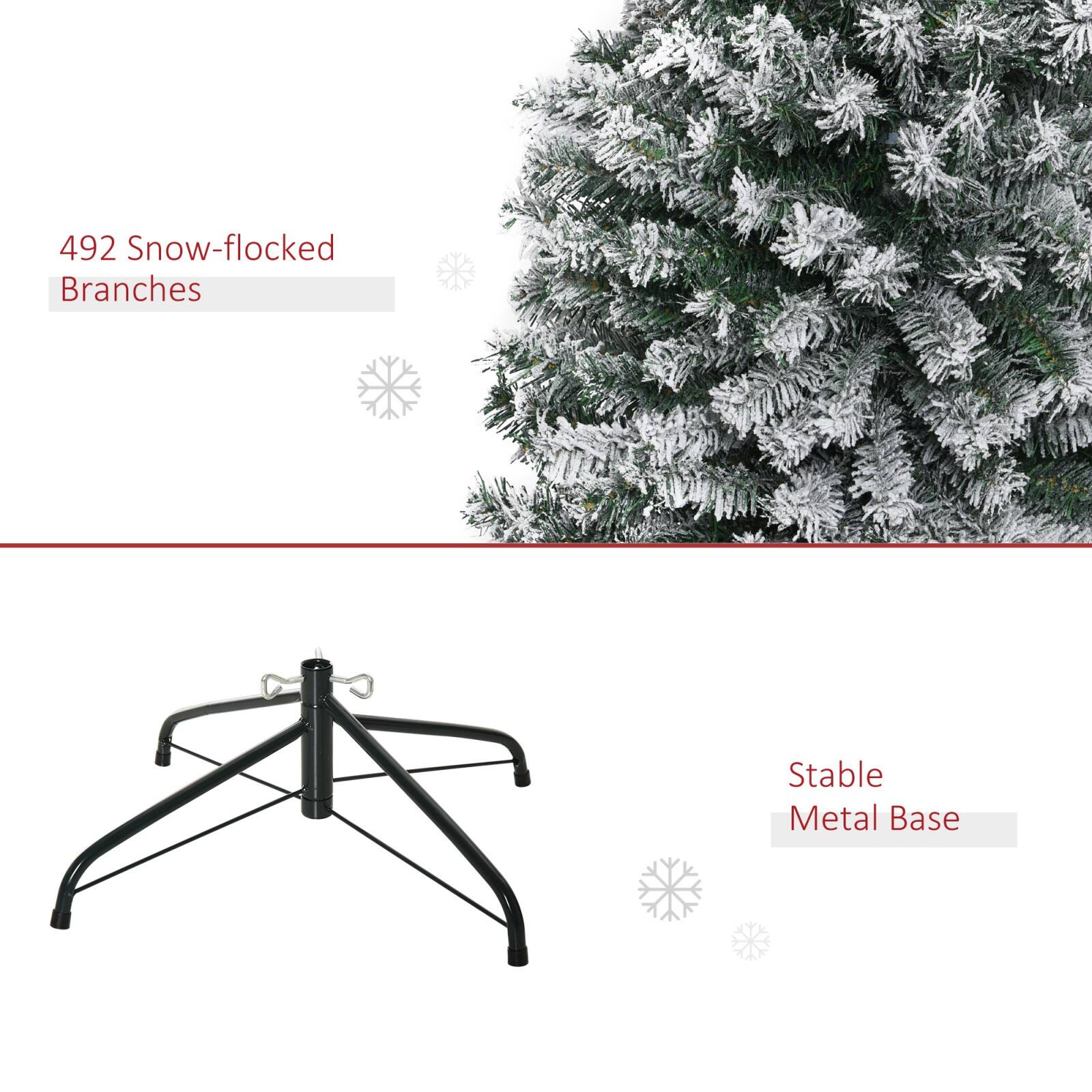 492 Snow-flocked Branches  
Stable Metal Base