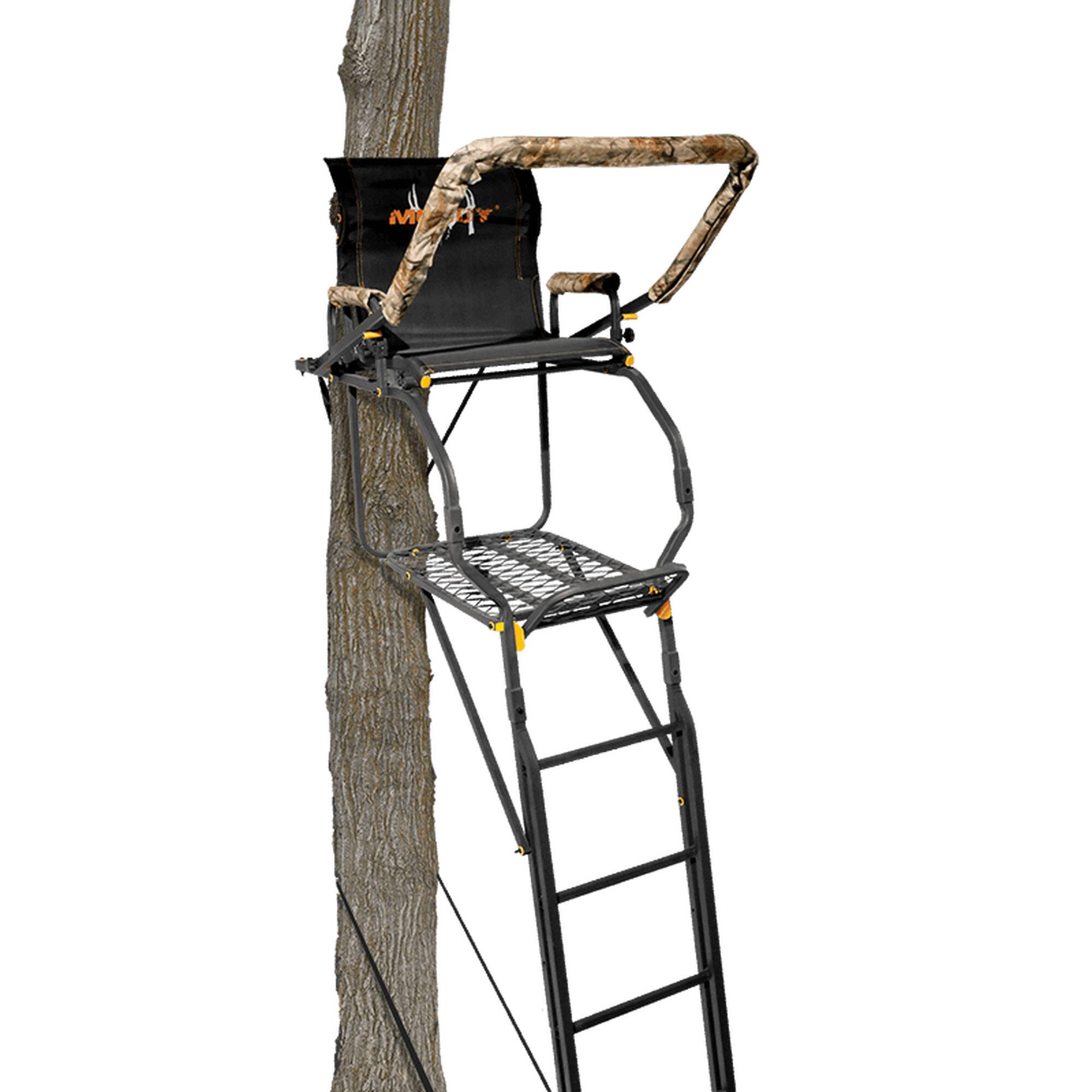 Alt View 5. Muddy - Muddy The Skybox Deluxe 20 Ft Hunting Ladderstand, 1 Person Climbing Tree Stand - Black.
