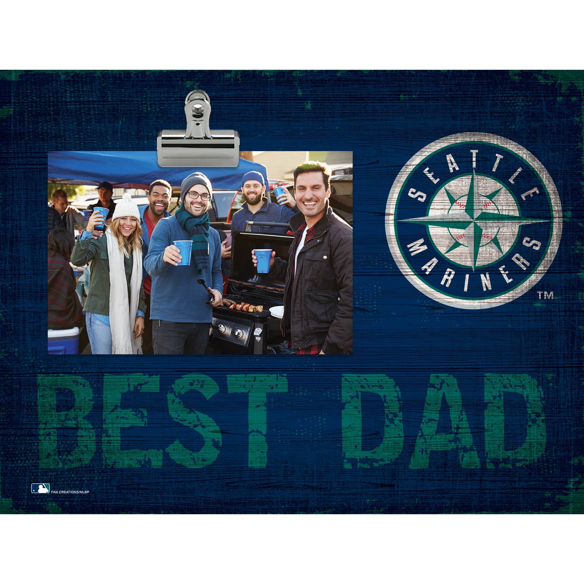 Fan Creations - Seattle Mariners 8'' x 10.5'' Best Dad Clip Frame - Multicolor price history on PriceWatchPro