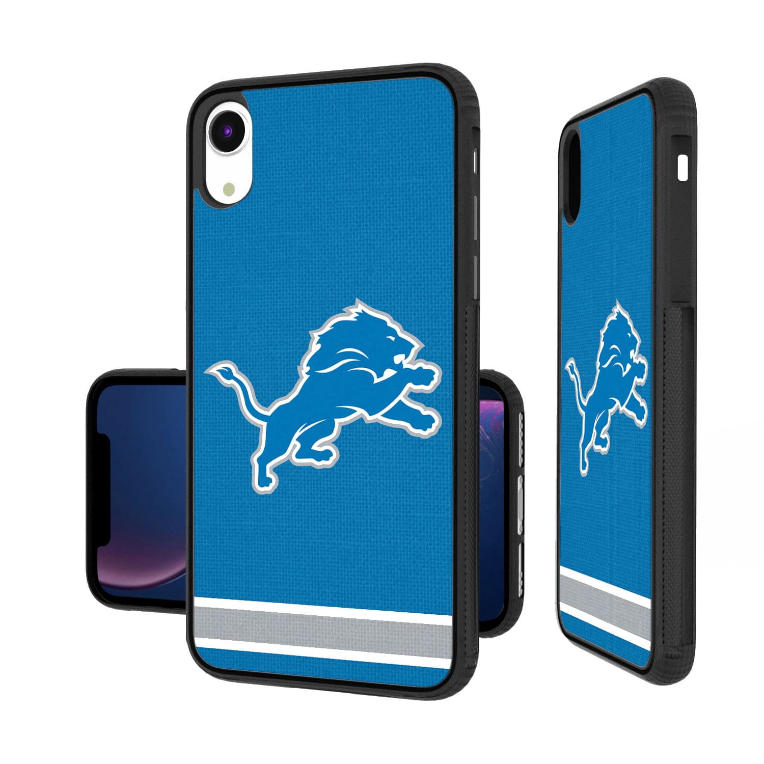 Keyscaper - NFL - Detroit Lions iPhone Stripe Design Bump Case - 16 Plus - Multicolor price history on PriceWatchPro