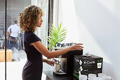 Alt View 3. Keurig - K-Cycle Plastic Recycling Station, 5/Pack - Black.