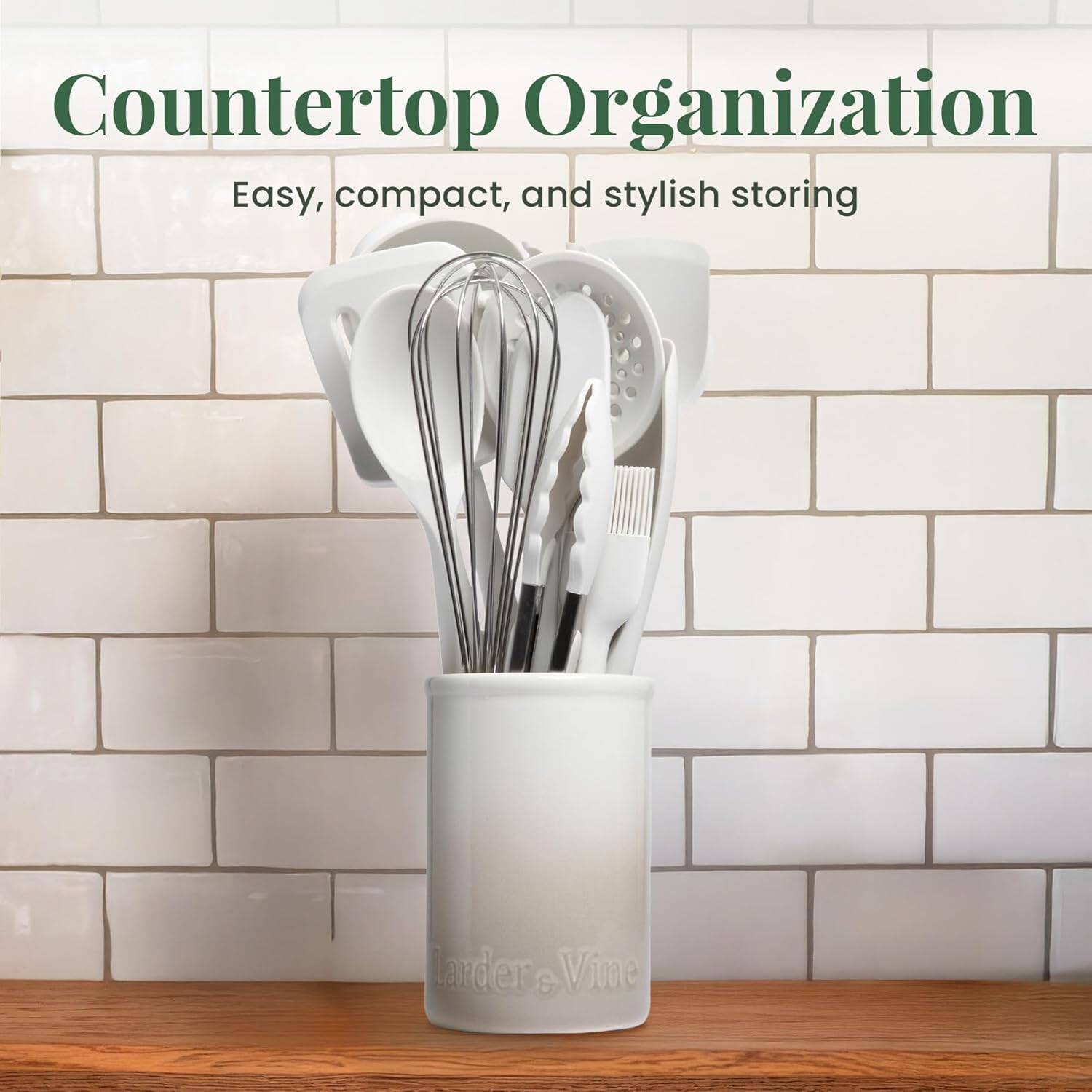 Countertop Organization  
Easy, compact, and stylish storing