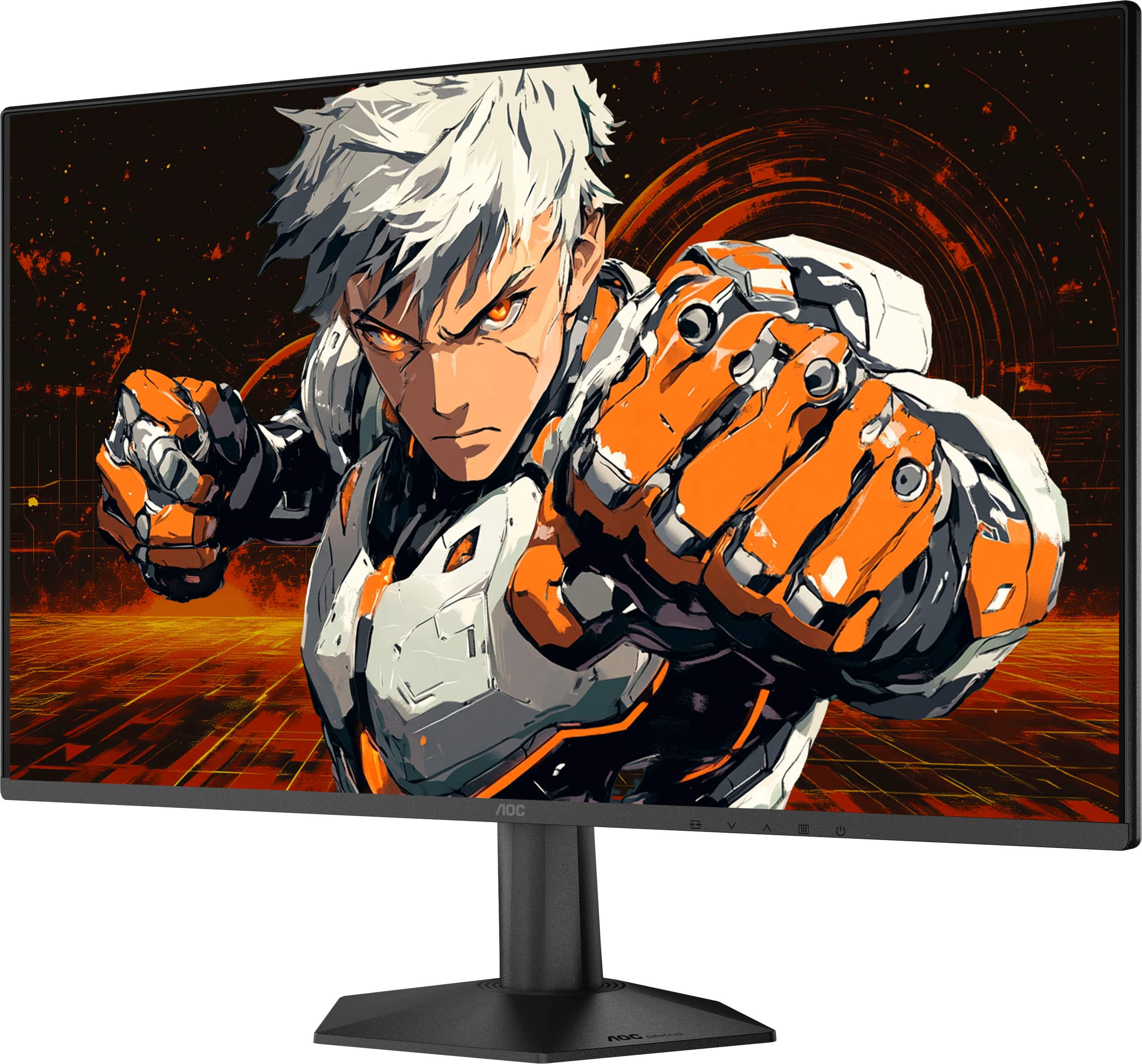 Angle. AOC - 27" 27G50F IPS, FHD, 144hz, G-Sync Compatible, Gaming Monitor - Black.