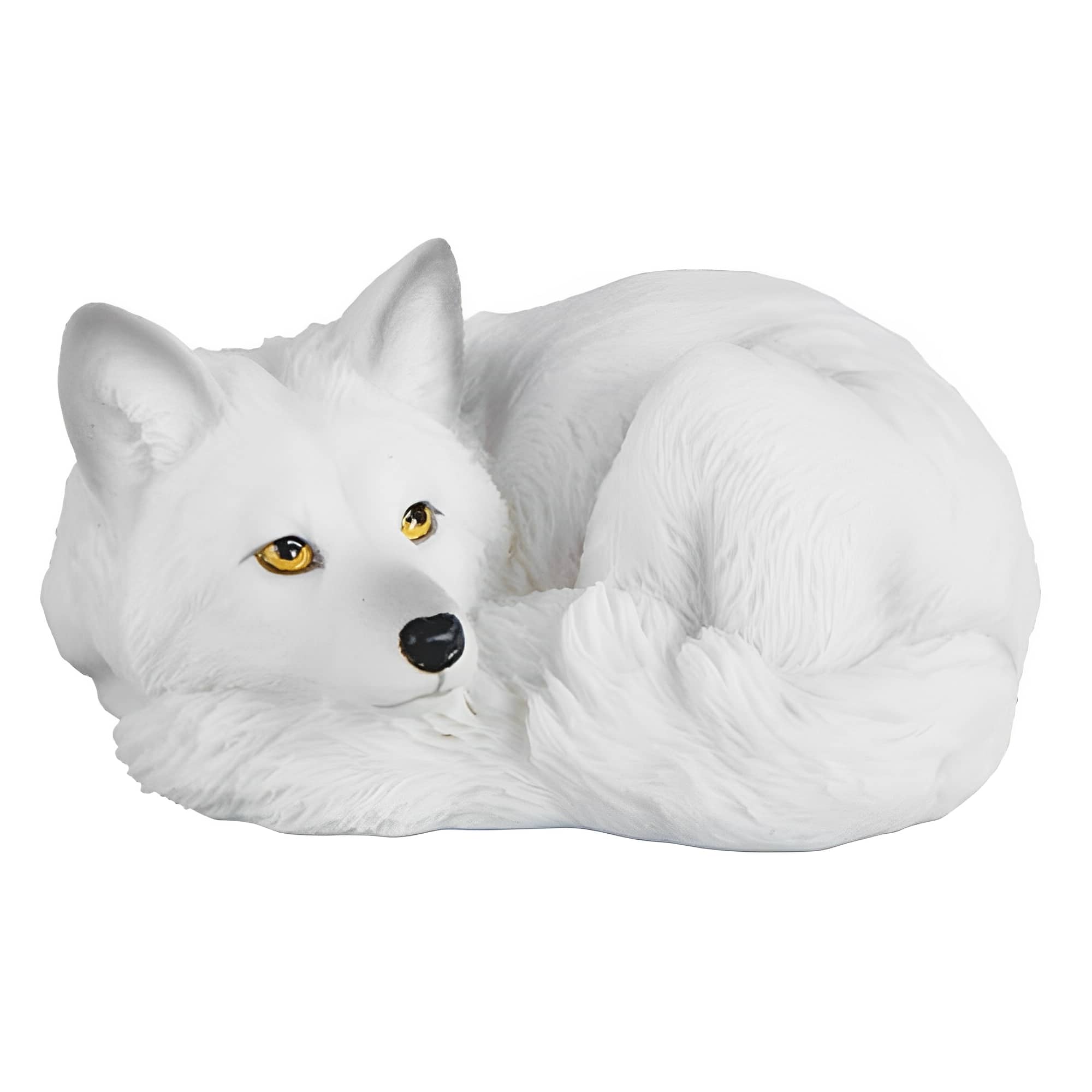 FC Design - 4.75"H Wolf Lying Down Figurine Statue Desk Tabletop Home Decor Gift - Multi-Color