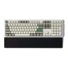 Keychron - Silicone Palm Rest for K10 Pro, K10 Max, Q6, Q6 Pro and V6 Series Keyboards - Black
