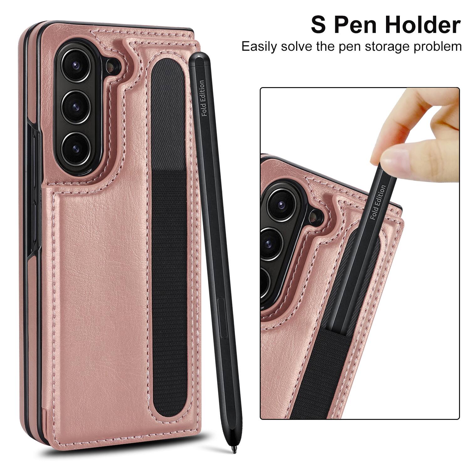 S Pen Holder  
Easily solve the pen storage problem  
Fold Edition