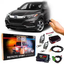MPC - 5-Button Keyless Entry Remote Start For 2016-2022 Honda HR-V - Key-to-Start - Black