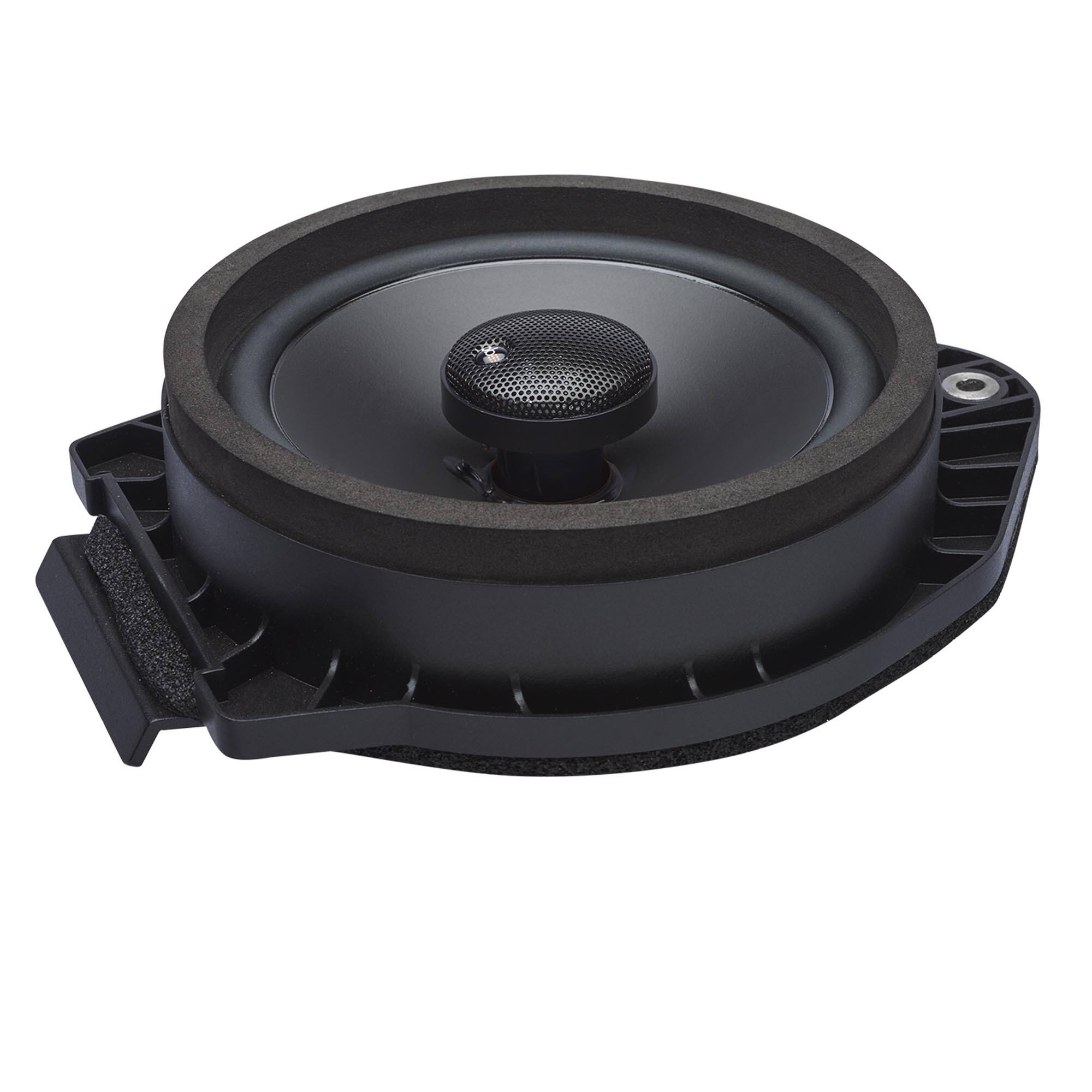 Alt View 1. Powerbass - Powerbass OE652-GM2 6.5" 2Ω OEM Replacement Coaxial Speakers for Chevy/GMC - Black/Gray.