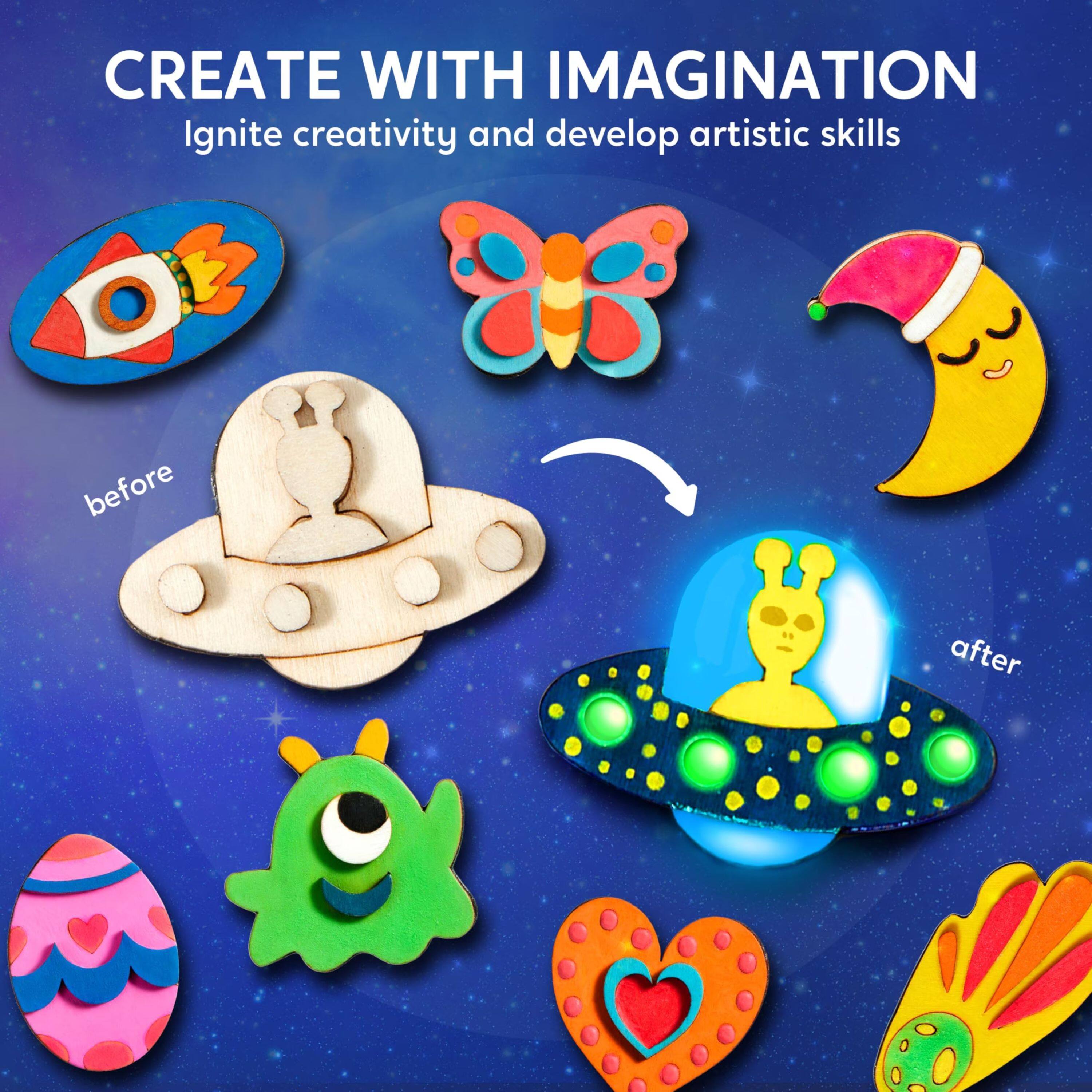 CREATE WITH IMAGINATION  
Ignite creativity and develop artistic skills  

before  
after