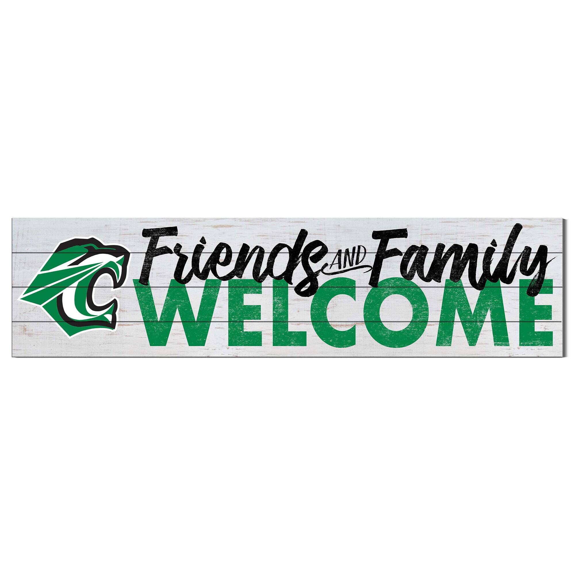 Cuesta College Cougars 10" x 40" Friends & Family Welcome Sign