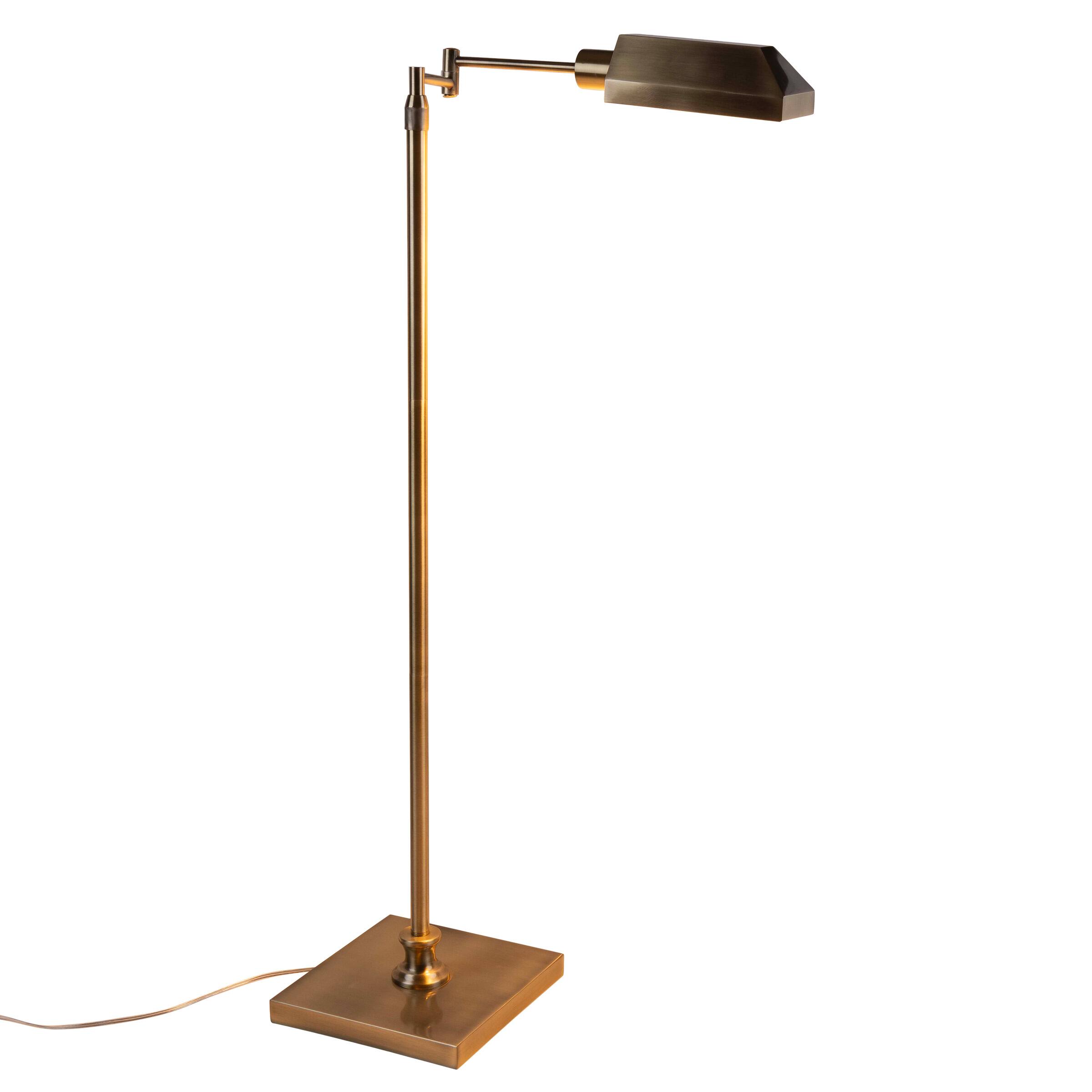 Left. Lavish Home - Adjustable Floor Lamp with 360 Degree Swing Arm.