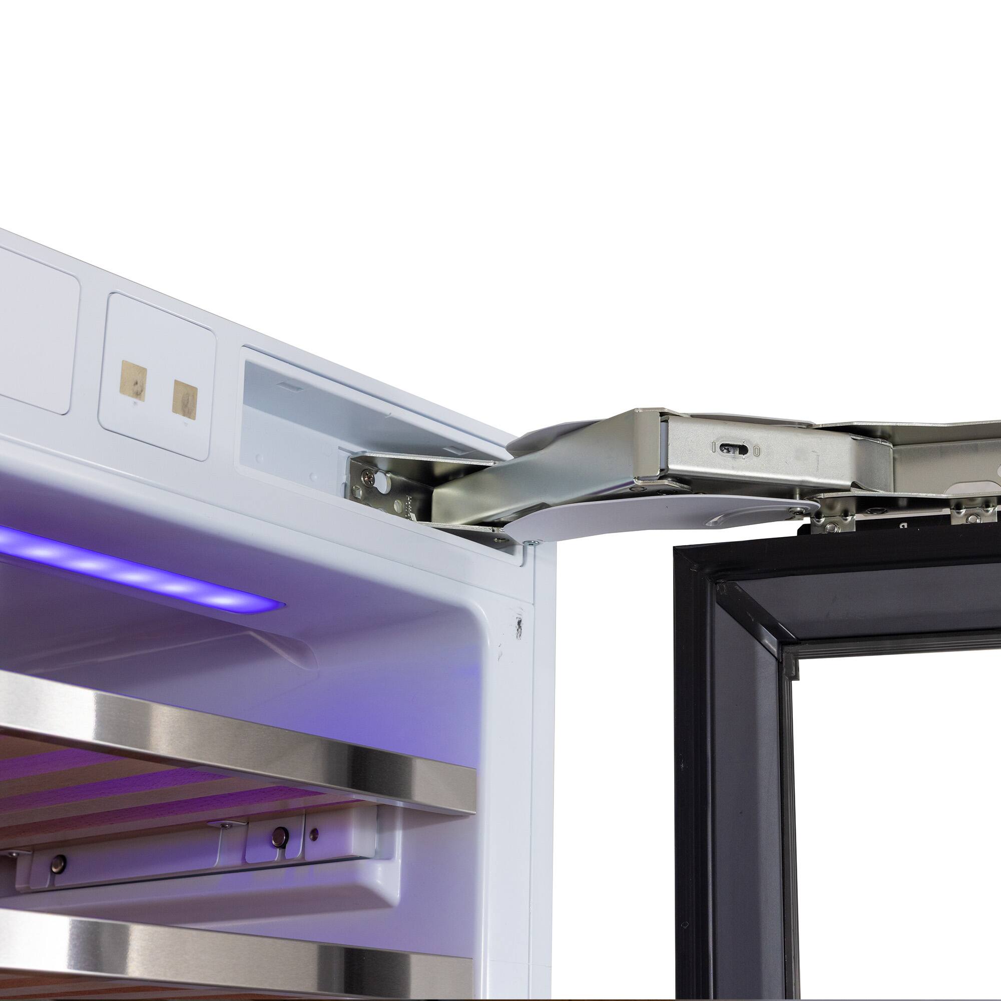 Alt View 1. Kucht - 24-in Built-in Panel Ready Three Zones Wine Cooler - Panel Ready.