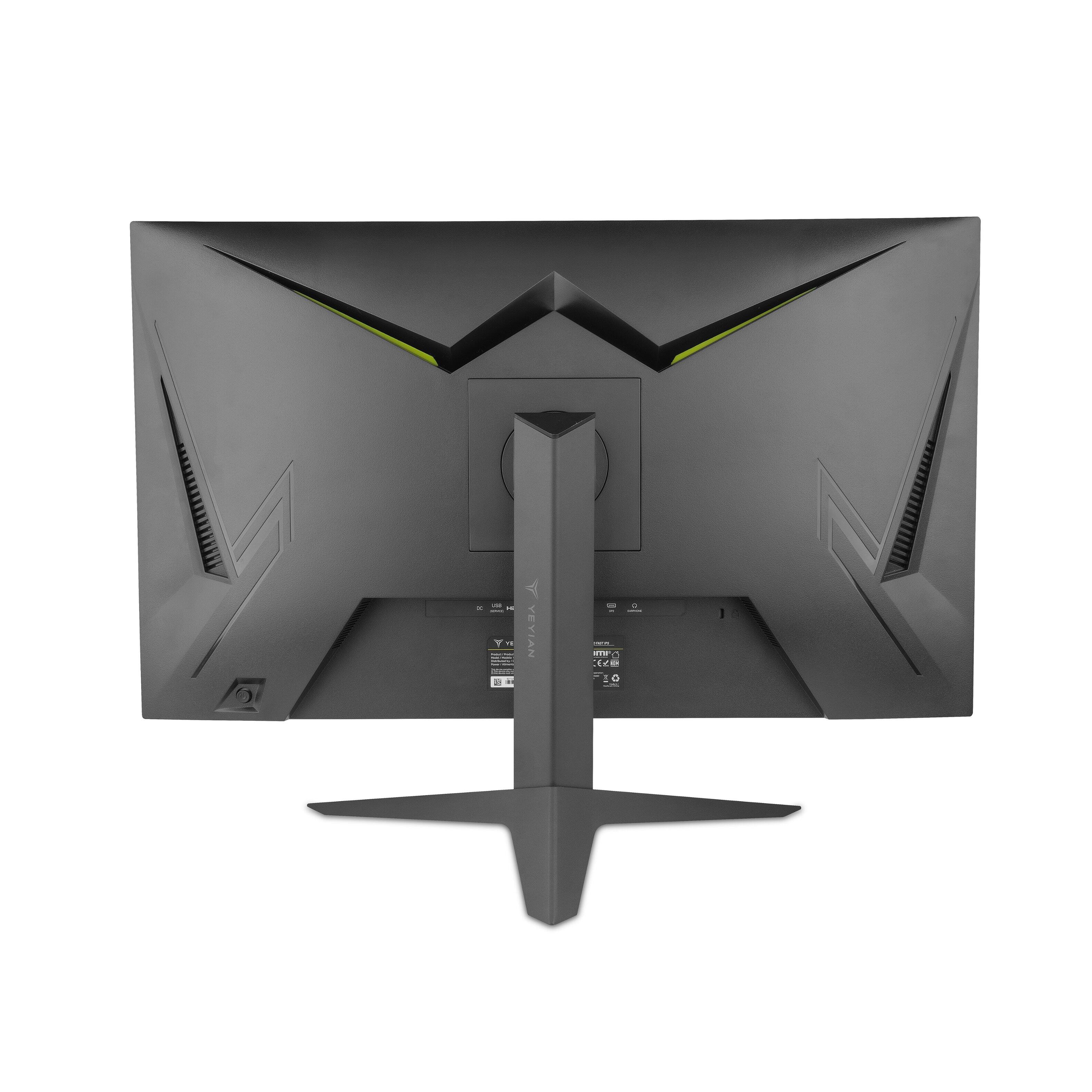 Back. YEYIAN - YEYIAN 27" Gaming Monitor, IPS, 1440p QHD, 180Hz, 1ms, FreeSync & G-Sync. Model YMF-FP227-M1.
