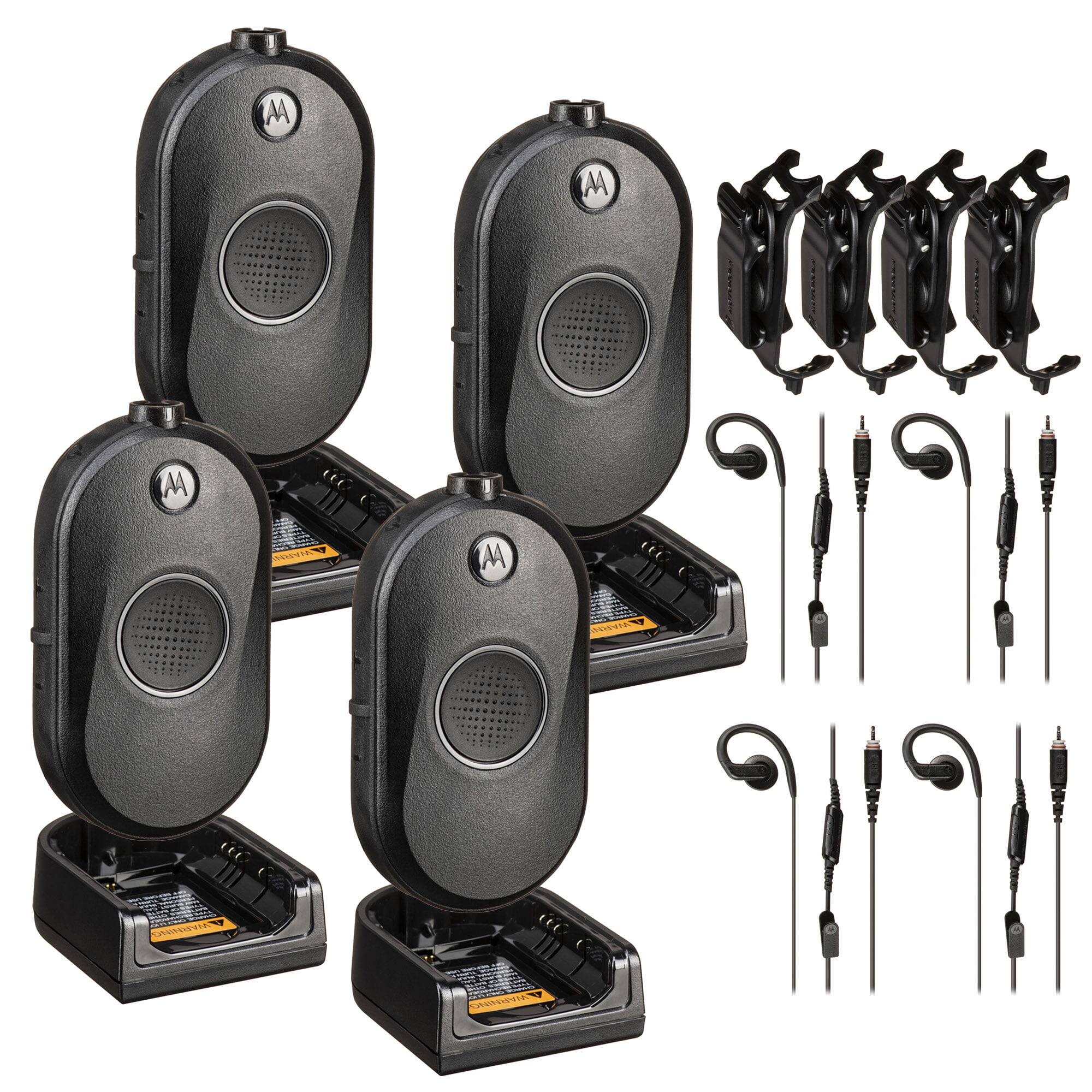 Alt View 6. Motorola Solutions - Motorola CLP1080e 8-Channel Two-Way UHF Business Radio (CLP1080E) (4-Pack) - Black.