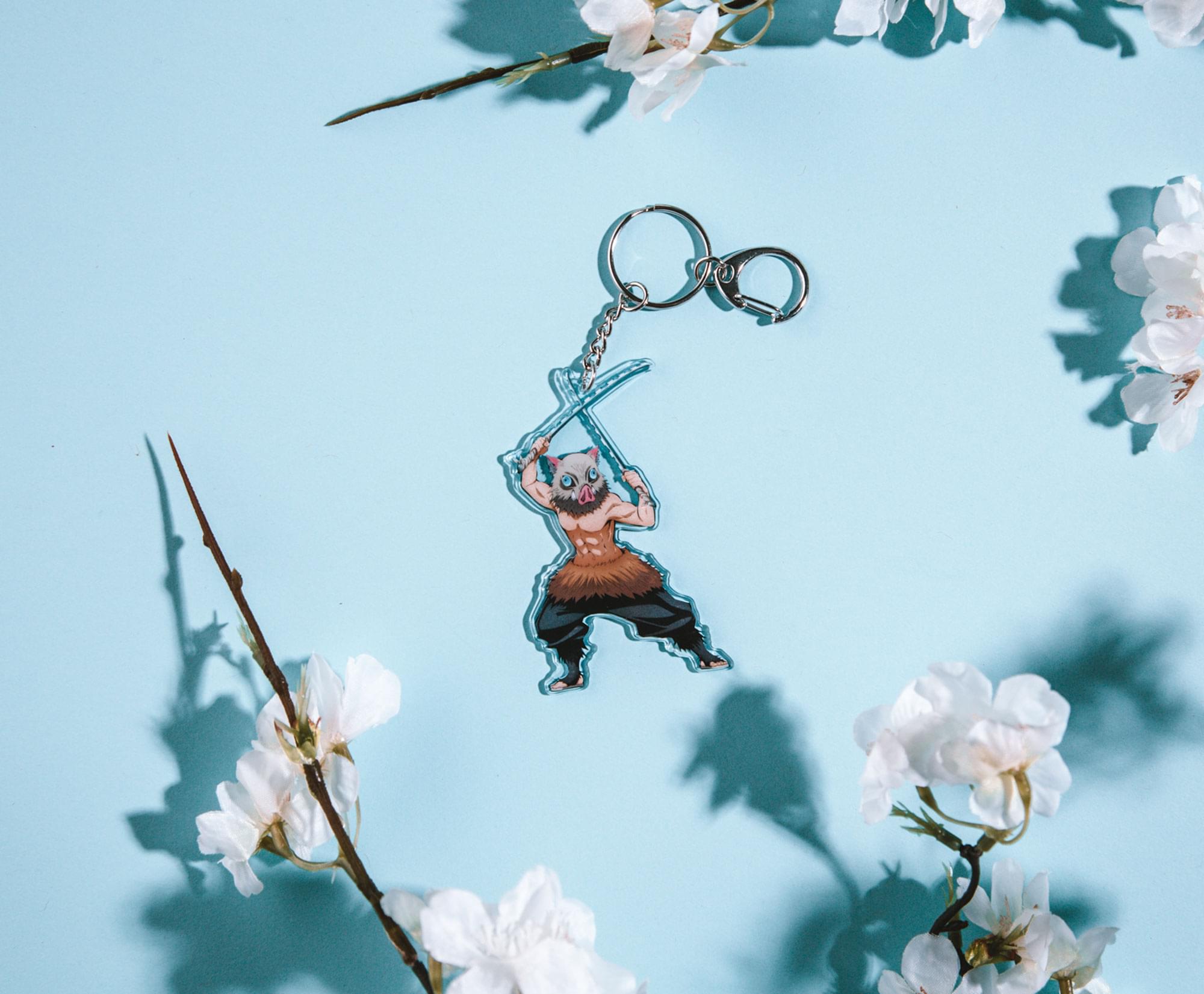 Alt View 2. Just Funky - Demon Slayer LookSee Mystery Gift Box | Includes 5 Collectibles | Inosuke - Blue.