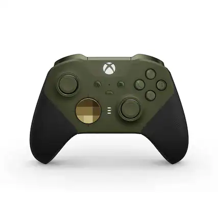 Front. Microsoft - Xbox Elite Series 2 Core Wireless Controller for Xbox Series X, Xbox Series S, Xbox One, PCs, and Cloud-Enabled Devices - Dark Green.