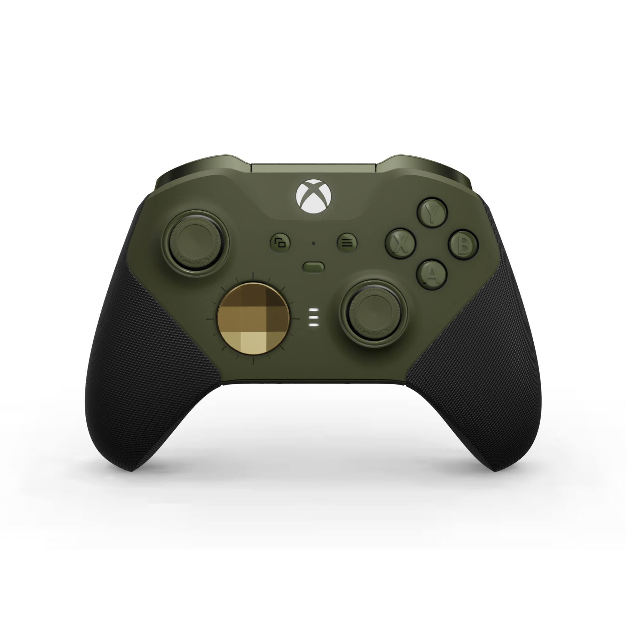 Front. Microsoft - Xbox Elite Series 2 Core Wireless Controller for Xbox Series X, Xbox Series S, Xbox One, PCs, and Cloud-Enabled Devices - Dark Green.