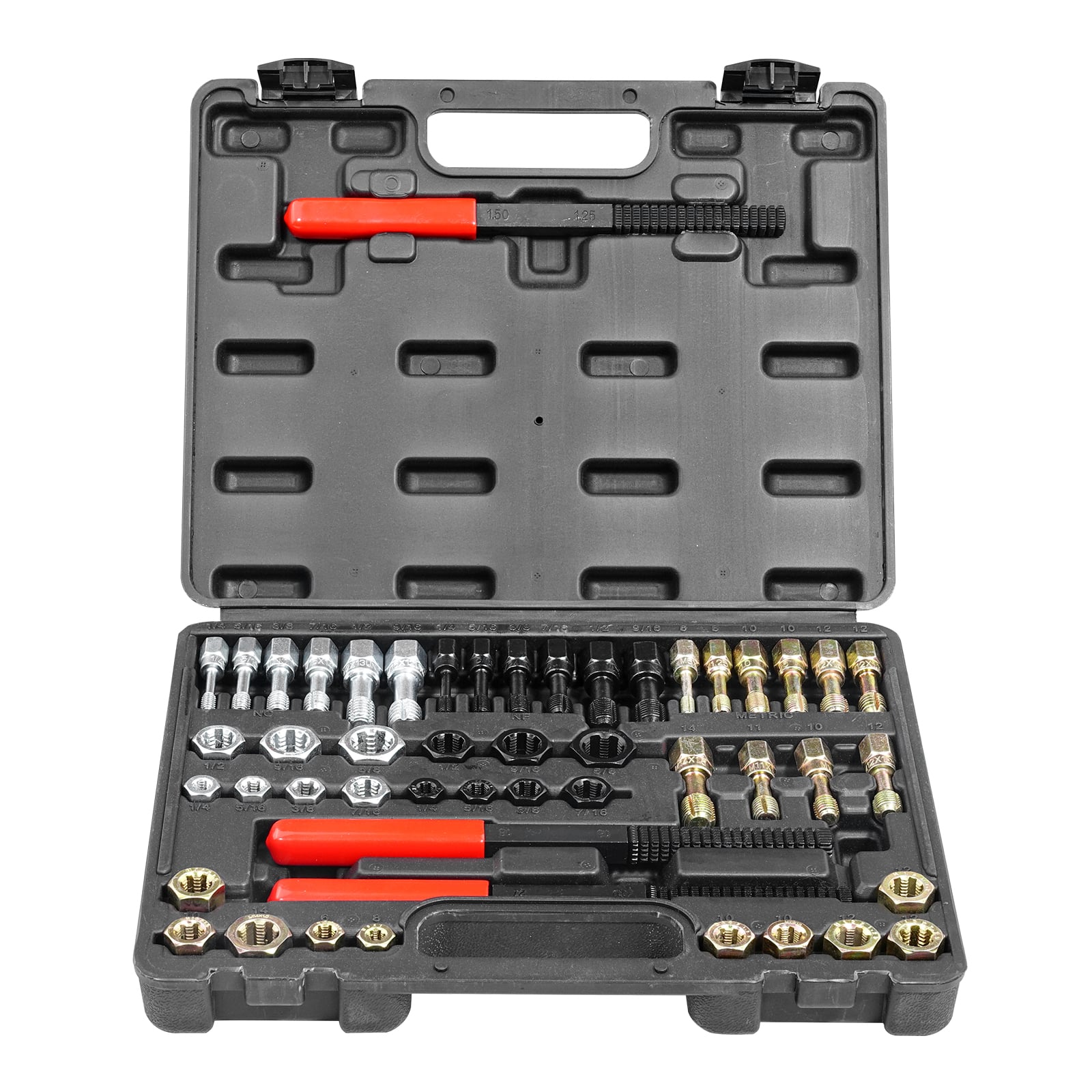 【4CD】MAESTRO FRESH WES セット VEVOR 49 Piece Thread Chaser Set, UNC UNF and Metric Thread
