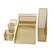 Front. Martha Stewart - Ryder Premium 6 Piece Mesh Metal Desktop Organizer Set - Gold.