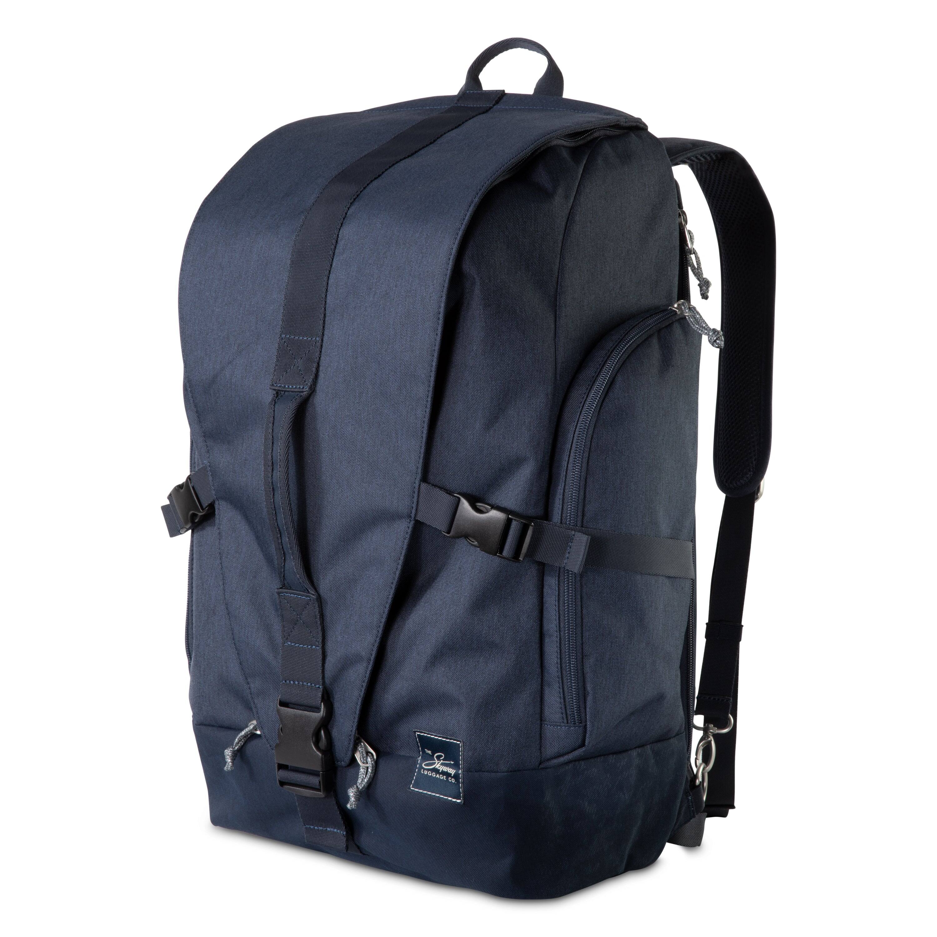 Angle. Skyway - Rainier Softside 43L Weekender Backpack, Tahoe Blue - Tahoe Blue.
