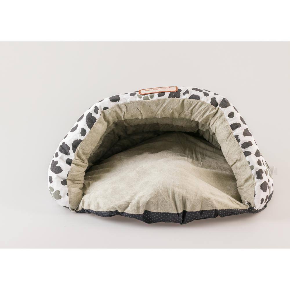 Alt View 5. Armarkat - Cat Bed Sage Green Paw Print Pattern - Beige.