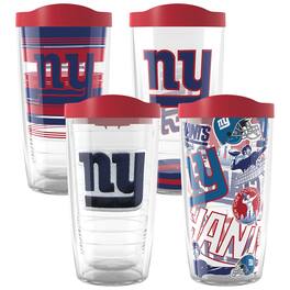 Tervis - New York Giants Four-Pack 16oz. Classic Tumbler Set - Multicolor