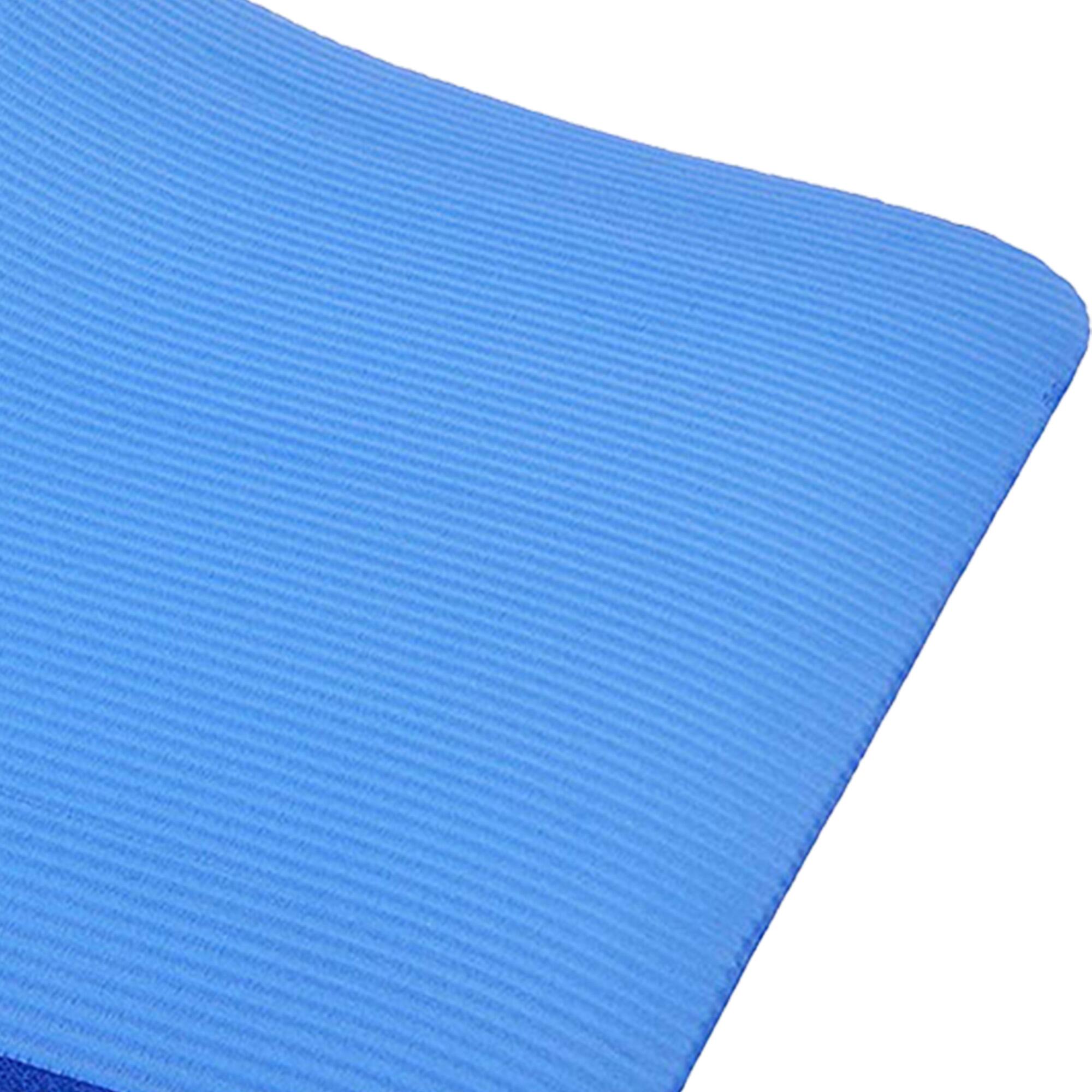 Alt View 7. BalanceFrom Fitness - BalanceFrom GoCloud 1" Extra Thick Exercise Yoga Mat with Carrying Strap, Blue - Blue.