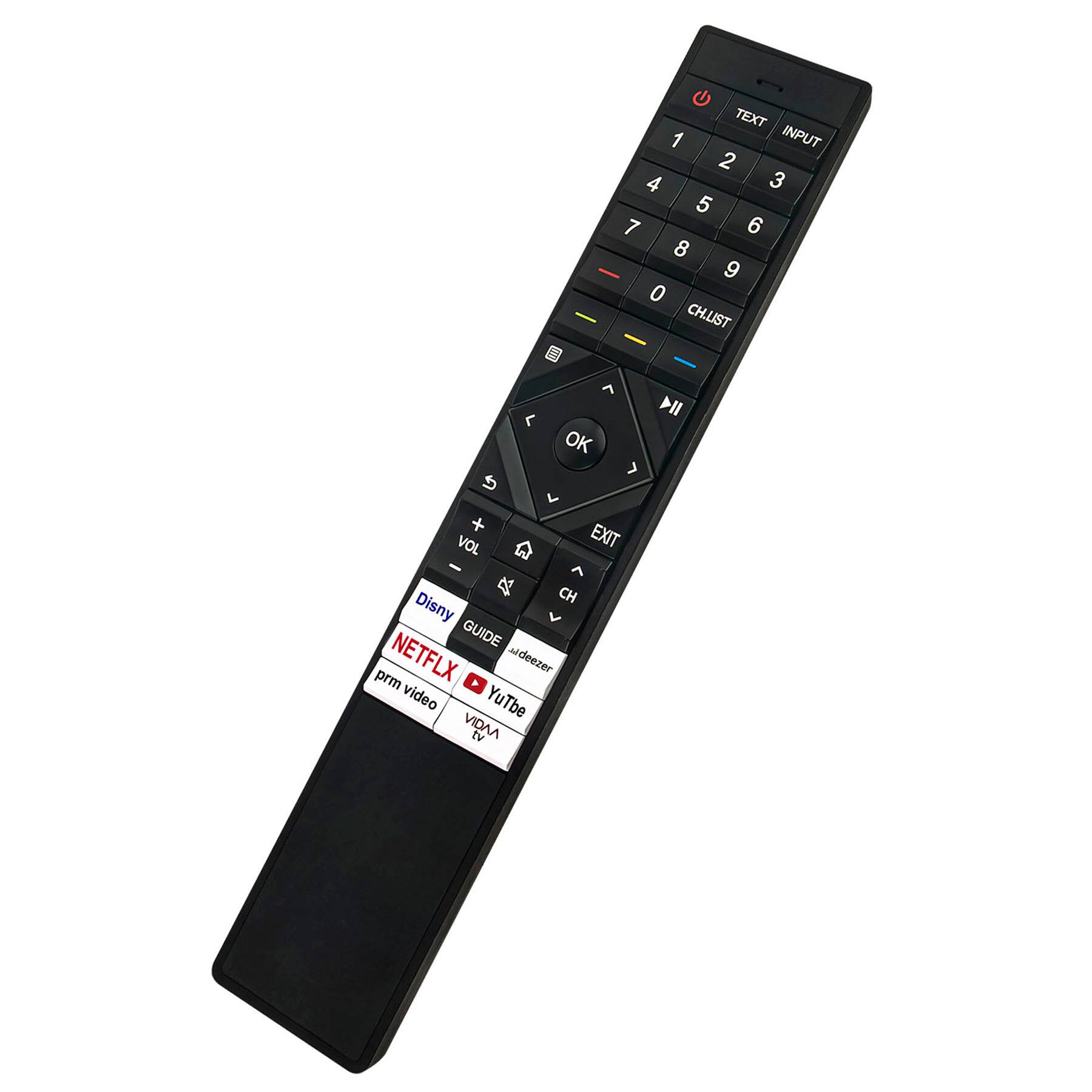 TEXT 1 2 3 4 5 6 7 8 9 0 CH.LIST - CH.ST - OK S + VOL a EXIT o CH GUIDE NETFLX Disney DEEZER prm video YOUTUBE VIDAA TV