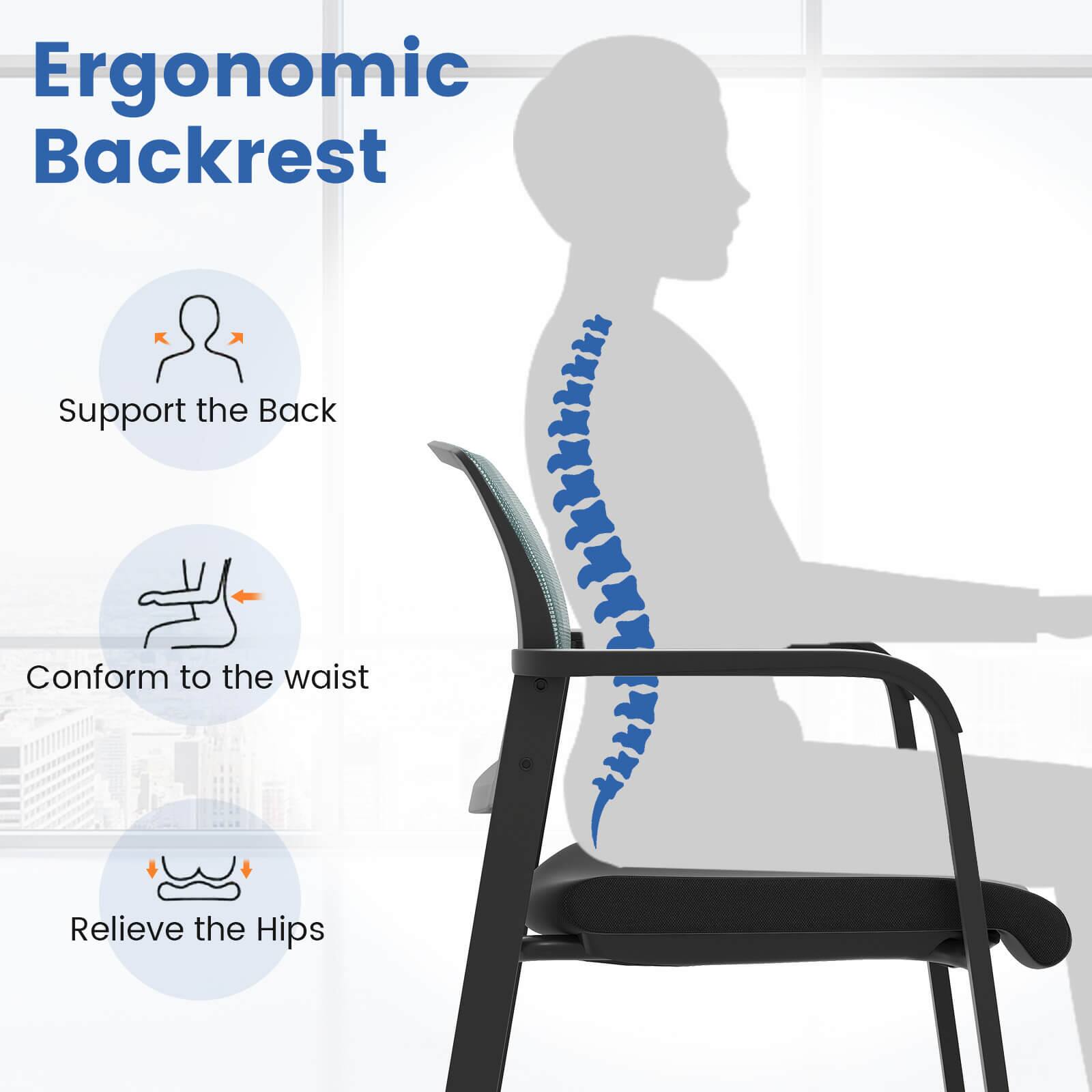 Ergonomic Backrest

Support the Back
Conform to the waist
Relieve the Hips