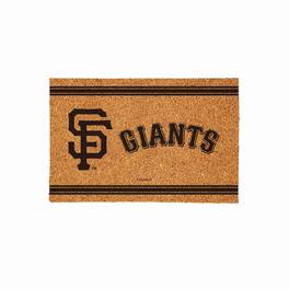 Evergreen Enterprises - San Francisco Giants 24" x 36" Outdoor Monochrome Team Logo Coir Mat - Brown