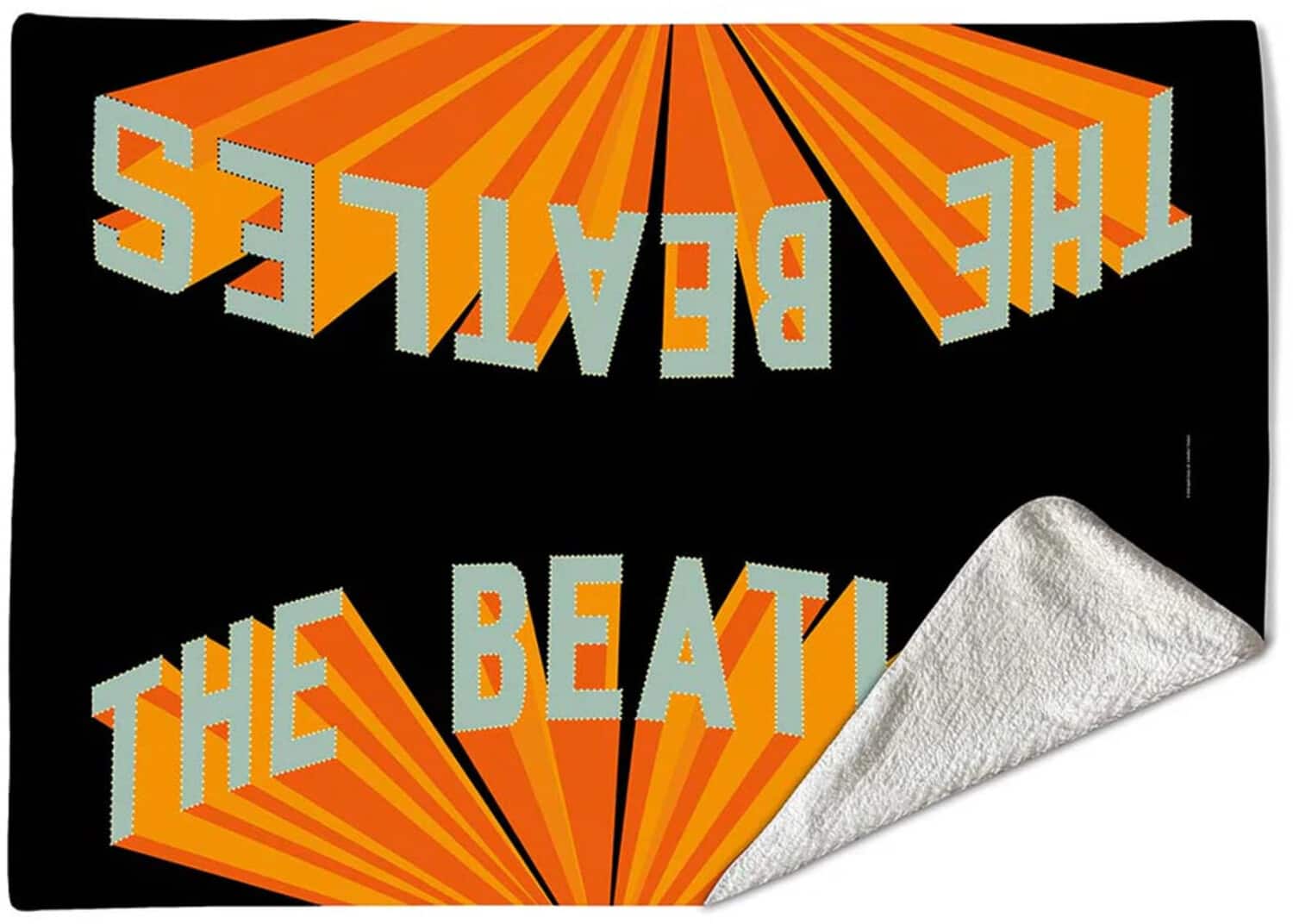 PopMarket - The Beatles - Rocksax - The Beatles - 70's Logo - Sherpa Fleece Blanket (60 in x 80 in) - Multicolor price history on PriceWatchPro
