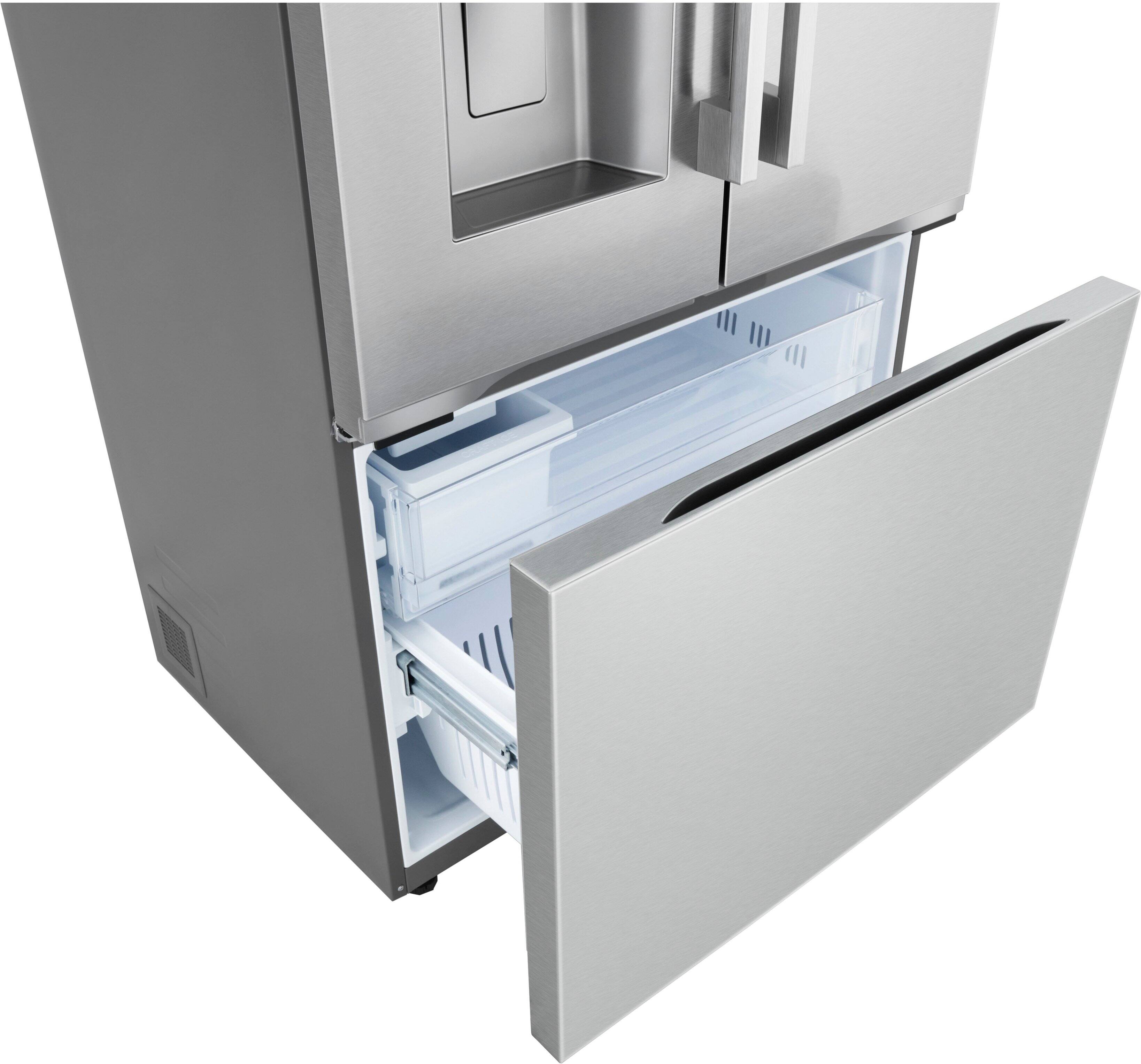 Alt View 32. LG - Counter-Depth MAX 23.7 Cu. Ft. French Door Smart Refrigerator with Zero Clearance - PrintProof Stainless Steel.