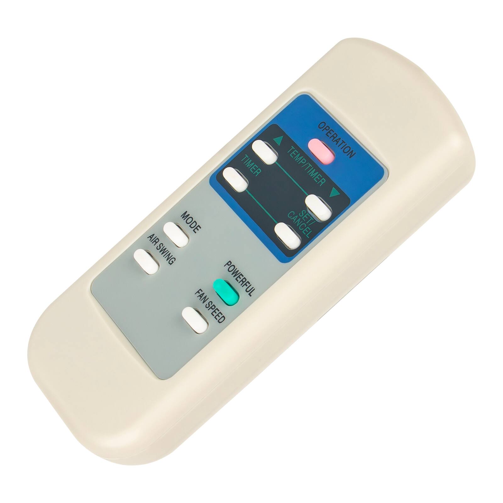 - TIMER MODE
- AIR SWING
- FAN SPEED
- POWERFUL
- OPERATION
- TEMP/TIMER
- SET/CANCEL