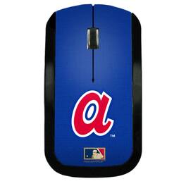 Keyscaper - Atlanta Braves 1972-1980 Cooperstown Solid Design Wireless Mouse - Wireless - Multicolor
