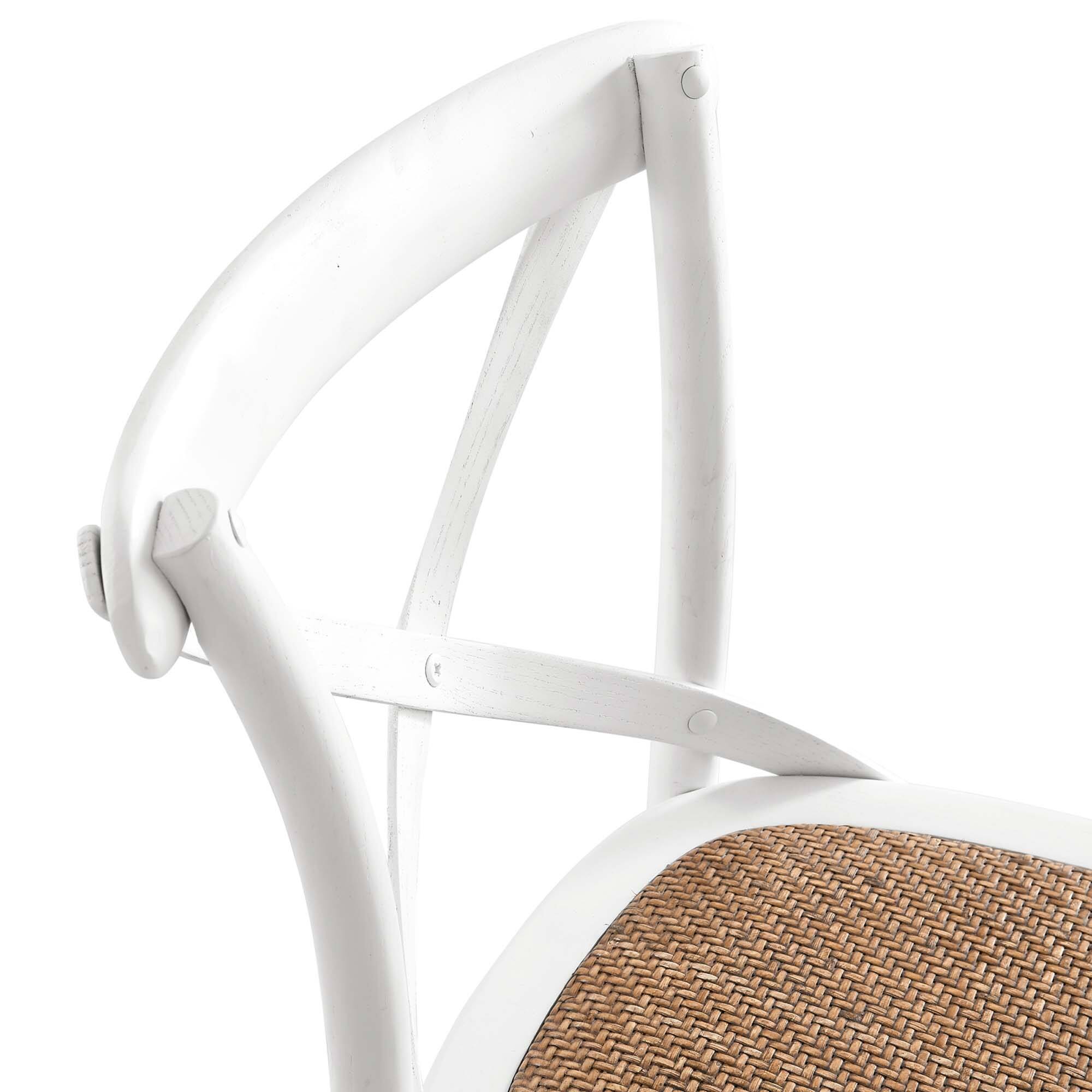 Back. Modway - Gear Bar Stool by Modway - White.