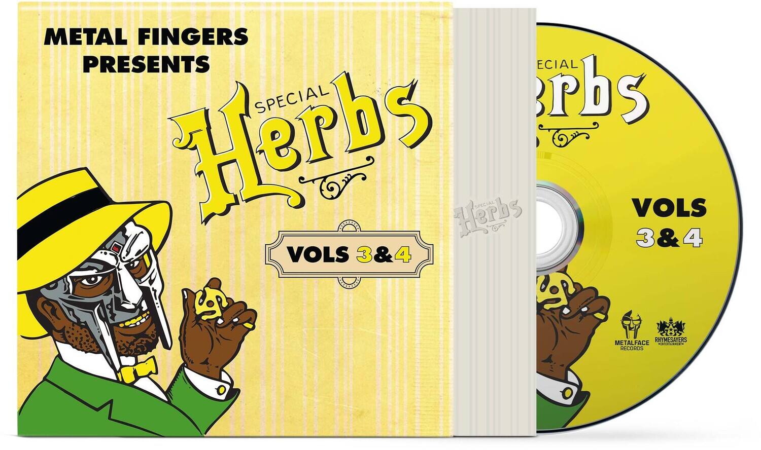 MF Doom - Metal Fingers Presents: Special Herbs Vol. 3 & 4   - COMPACT DISCS [CD] price history on PriceWatchPro