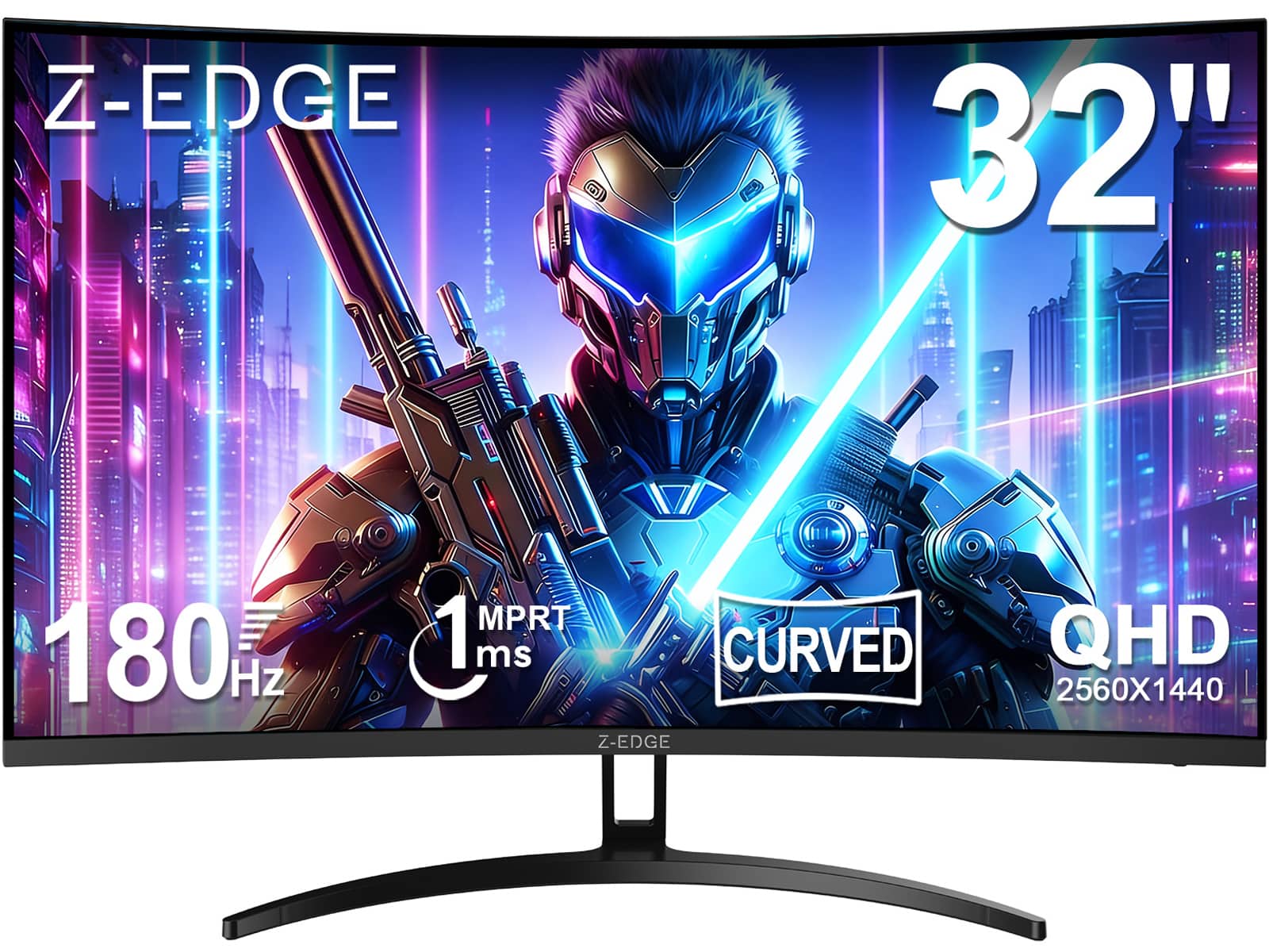 Z-EDGE 32" 180 Hz 1 ms MPRT CURVED QHD 2560X1440