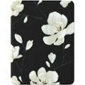 Front. SaharaCase - Hand Strap Series Folio Case for Amazon Kindle Paperwhite (11th Generation - 2021-2023 release) - Black Floral.