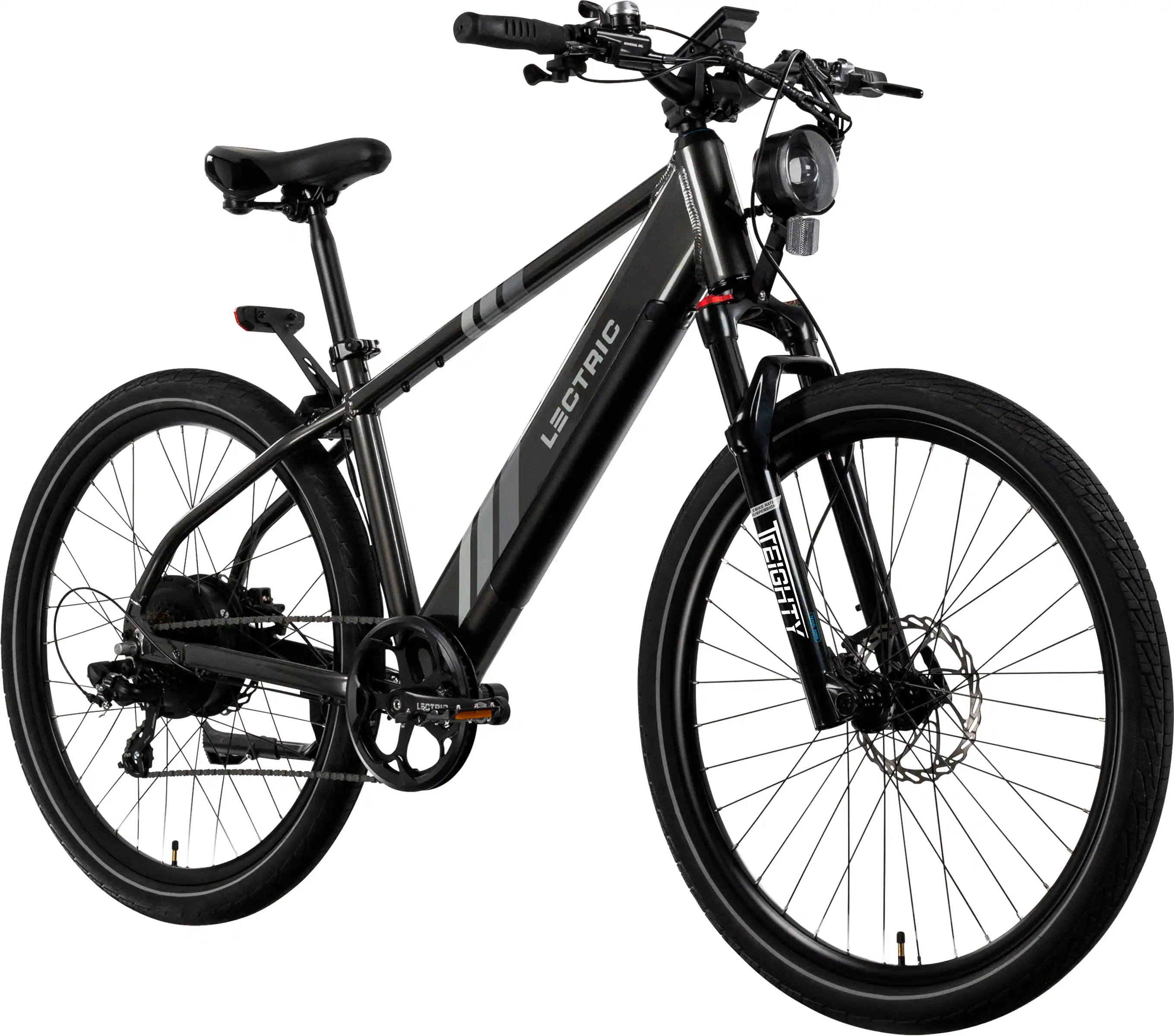 Lectric eBikes - XPress 750 High-Step Long-Range eBike: 60 miles Max Operating Range & 28 mph Max Speed - Unisize - Black