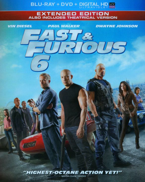  Fast &amp; Furious 6 [2 Discs] [Includes Digital Copy] [UltraViolet] [Blu-ray] [2013]