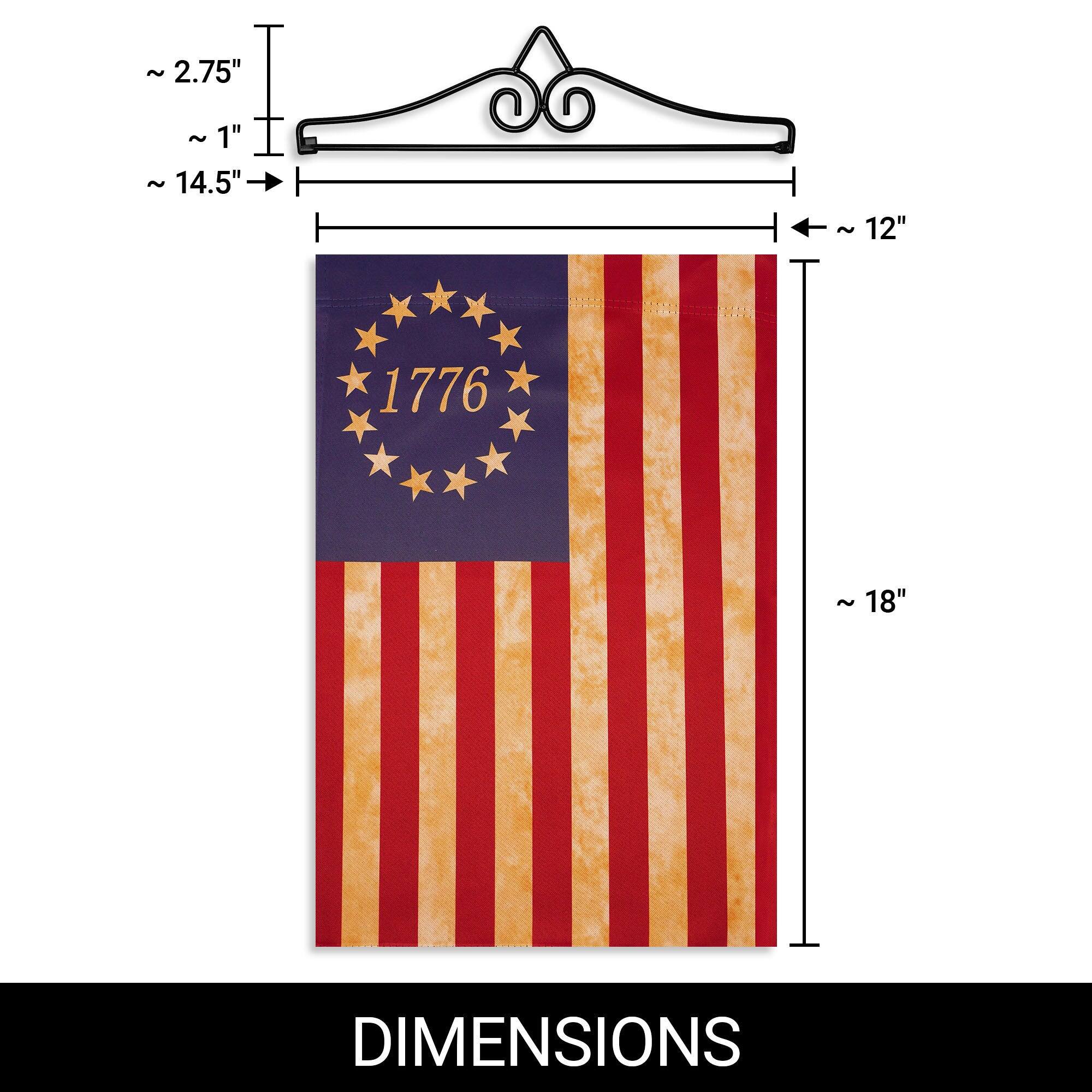 ~2.75"  
~1"  
~14.5"  
~12"  
~18"  

1776  

DIMENSIONS