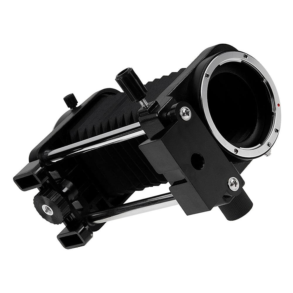 Left. Fotodiox - Macro Bellows - Compatible with Nikon Z Mount Cameras for Extreme Close-up Photography.