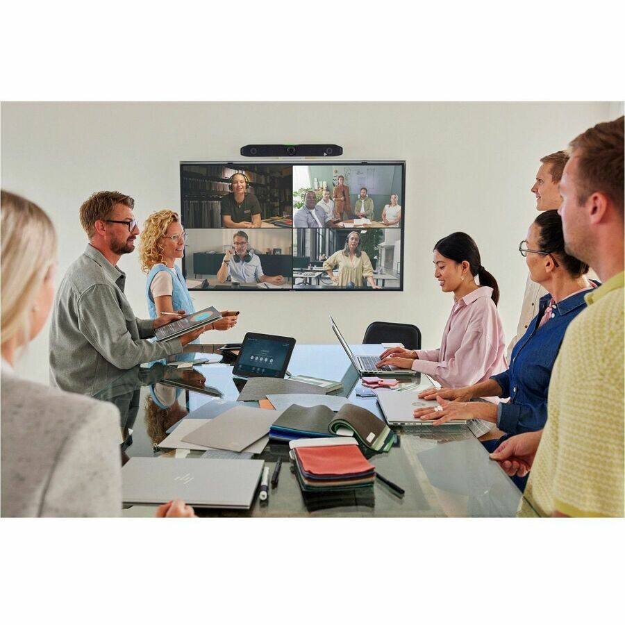 Alt View 5. HP - Poly TC10 Black Touch Controller GSA/TAA - For Video Conferencing, Meeting Space, Audio Conferencing - 1 x Network - Black.