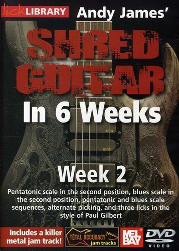 Lick Library: Andy James' Shred Guitar in 6 Weeks - Week 2 [DVD]