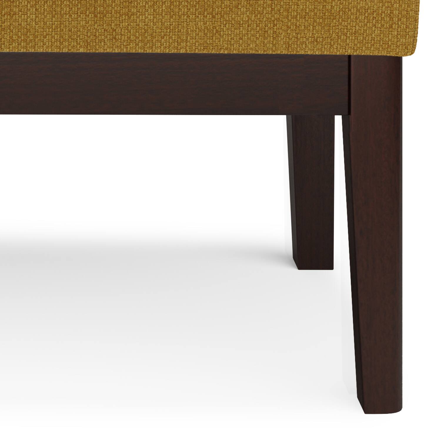 Alt View 2. Simpli Home - Carlson Small Ottoman Bench in Marigold - Marigold.